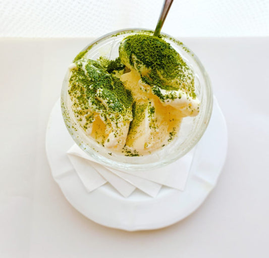 Ice cream with Matcha