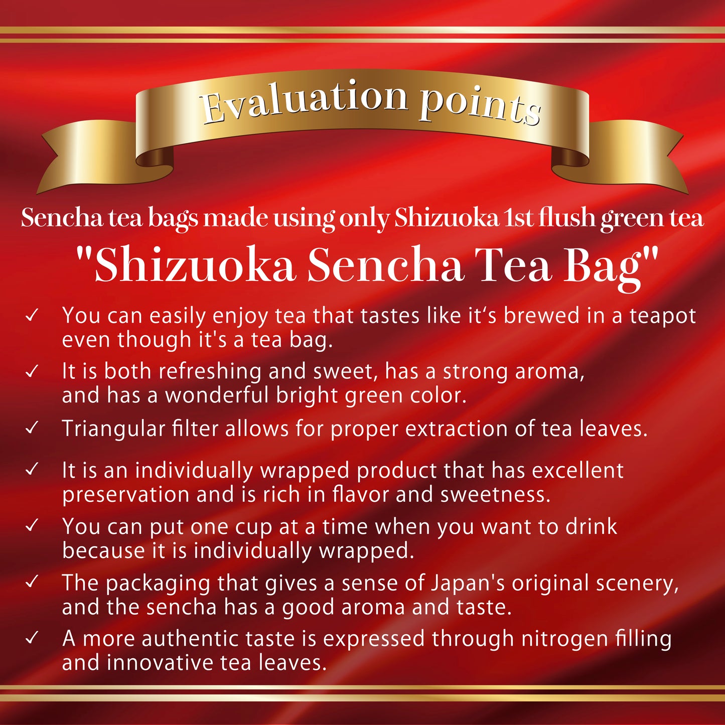 Shizuoka Sencha Tea Bag 20P